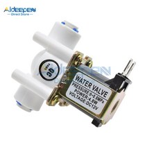 DC V NC 전기 솔레노이드 밸브물 공기 흡입구 흐름 스위치 &quot입구 물 밸브 세, AE) DC 12V, 01 DC 12V