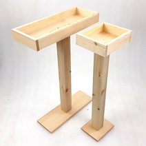 스탠드 재떨이 우드 원목 10tMS, 재떨이38x14x72cm