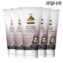 과일나라 제주 자연의 화산재 클렌징폼 x 5개, 1