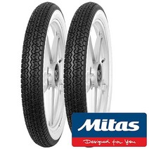 MITAS 미타스 유럽산 백테타이어 2 3/4-17 슈퍼커브, 낱개