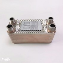 판형열교환기 납땜 판형 열교환 기 맥아 즙 30 판 양조 자작 나무 맥아 즙 npt 수나사 커넥터, 없음