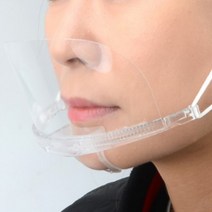 음식점 식당 침튀김 방지 플라스틱 투명 위생 마스크 주방 조리용 마트 시식 코너 요리 급식 조리사 입가리개 프라스틱 용품, 제품선택, 708