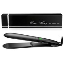 뿌리볼륨고데기 볼륨고데기 물결고데기 얇은 봉고데기 전문가용 2 In 1 Hair Straightener and Curler 세, 05 Black with box_04 AU, [05] Black with box