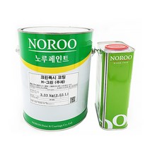 [노루표페인트] 에폭시페인트 크린폭시 용제형 에폭시 상도 4L, H-그린, 1개, 4000ml