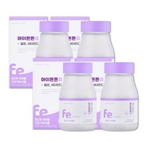 아이튼튼츄 프리미엄 츄어블 키즈 철분제 포도맛 건강기능식품, 60정, 48g, 4개