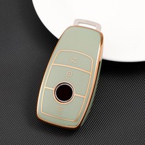 벤츠 키케이스 키링 차키홀더 TPU 자동차 키 케이스 커버 메르세데스 벤츠 마이바흐 S A-B-C-M-CLA-CLS-E-G, 06 B-Green