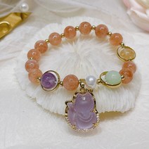 봄 태양석 팔찌 운반 여우선 액세서리 모집 황수정 자정 손꼬치 규수 학생 손장식