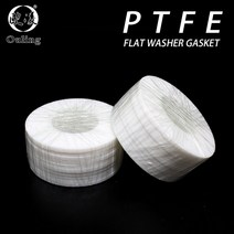 가스켓폴리 테트라 플루오로에틸렌 PTFE 가스켓 O-링 플랫 씰링 링 샤워 튜브 와셔 링 골판지 호스 수도꼭, 12 M8x18x2mm_02 10 pcs