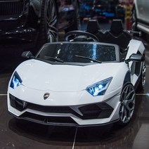 전동차 전동자동차 장난감자동차 붕붕카 4륜 구동 Lambo 스포츠카 전기 원격 제어 중립 장난감, 매버릭스 더블드라이브 화이트 자율주행 + 리모콘, 전기 드라이브