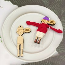 바보사랑 리싸이클링 양말목공예 피노키오 걱정인형 만들기.펠트박스
