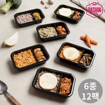 [다신샵] 더 가벼운 리셋도시락 6종 12팩 / 저칼로리 2주식단, 04_소야볶음&김치 12팩