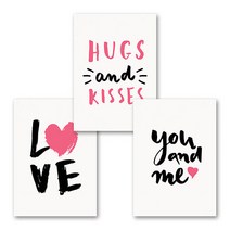 [아트톡] 인테리어 폼보드 3종 세트액자, 34.PINK LOVE1