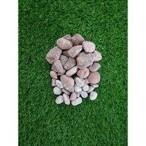 홍자갈 1kg 3kg 정원 화분 어항 수족관돌 조경, 2~4cm