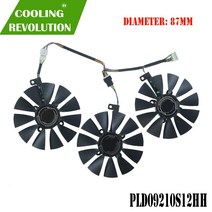 ASUS STRIX GTX 1080/980Ti/1060/1070 비디오 카드 냉각 시스템 용 gpu VGA 쿨러 그래픽 gtx1080 gtx980ti gtx1060 gtx107, 1개, 5 PIN, 단일