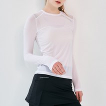 허그 여성 기능성 긴팔 냉감 골프 이너티셔츠 리사 티셔츠