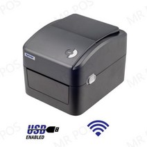 WIFI Xprinter XP-420B 4 인치 열 라벨 프린터 폭 115mm 바코드 지원 QR 코드 ePacket Express Waybill, USB and WIFI 2_영국 플러그
