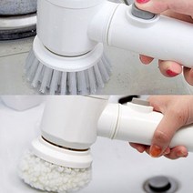 모비딕파워 [모비딕파워] 틈새청소 자루각솔 세척용솔 욕실브러쉬 세차솔 자동차먼지털이개 솔, 아★ 싱크대 욕실 청소솔 전동브러쉬 + 리필솔 3개포함, [좋습니다]