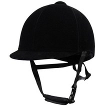 승마헬멧 머리보호 승마 모자 장비 전문 헬멧 편안한 벨벳 헬멧 경량 블랙 유니, 02 Black M