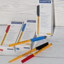 펜리필 펜 유성볼펜 옐로우 스테들러 스태들러 수입볼펜 문구반점 독일산 Stick F 1다스 [WB1764D], 쿠팡 F-2 레드, 쿠팡 본상품선택