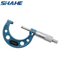 정밀게이지 SHAHE 외부 마이크로미터 내부 0.01mm 25-50 5201-50A, 01 0-25 미리메터