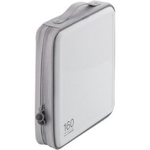 Elecom CD DVD 세미하드 케이스 CCD-H160WH 160장 수납가능 화이트