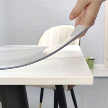 식탁투명매트 매트 방수 유리대용 실리콘 테이블 필름 비닐, 80x80