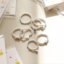 은볼 비즈반지 만들기 시즌2 DIY 14종 [실버 우정 링 반지 키트], 02. 실버볼 자개 2mm