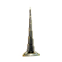 13/18cm 3D 부르즈 칼리파 입상 동상 빈티지 모델 장식, 6.5*18cm