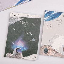 2023 날짜형 다이어리 1P 주간 월간 12개월 플래너 일기장 년 용 회사 업무 데일리, 3 우주별 여행 일지