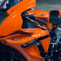 호환 트라이엄프 오토바이 사이드 윙렛 에어 디플렉터 윙 키트 스포일러 광택 탄소 섬유 honda cbr650r cbr650f cbr500r cbr1000rr yamaha, 없음, 1개