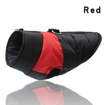 패딩 겨울 개 옷 방수 애완 동물 조끼 지퍼 자켓 작은 중형 대형 Pug Chihuahua French Bulldog Coat, 01 Red_01 S