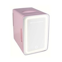 FRIGIDAIRE EFMIS170-PINK 미니 휴대용 컴팩트 개인용 냉장고 6 5L 용량 9캔 메이크업 스킨 케어 프레온 프리 및 친환경 가정용 플러그 12V 자동차 충전기 포, 핑크