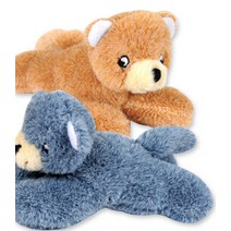 [펫모닝] PMD-180 네츄럴 곰돌이장난감 6개 한세트, 단품