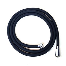 윈프라이스 국내산 꼬임방지 PVC 샤워호스 블랙 2.0m 1개