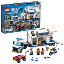 LEGO City Police 모바일 커맨드 센터 트럭 60139 빌딩 장난감 액션 경찰 오토바이 및 ATV 놀이 세트 만 6세에서 12세 남아 및 여아용 (374피스)