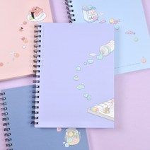 몽알몽알 하드커버 스프링 노트 4000 (22), 물감