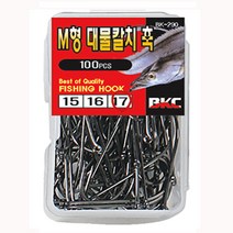 부산가자-백경 M형 대물갈치 훅 갈치바늘 덕용 BK-290, 15호