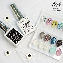 에그젤 프리미엄 블랙n화이트 2종 택1 /달마시안젤 꼬꼬젤 메추리알 초코칩 쿠앤크/, 화이트