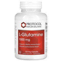 프로토콜포라이프밸런스 L-글루타민 1000mg 베지 캡슐, 120개입, 1개