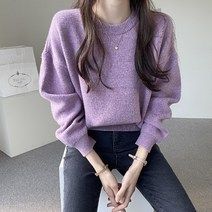 바이단미 여성용 스웨터 캐시울 박시핏 니트