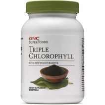 GNC 슈퍼푸드 트리플 클로로필 소프트젤, 90개입, 1개