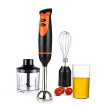 스탠드믹서 4in1 다기능 핸드 블렌더 220240V 300W 침수 믹서 도마 쉐이커 유리 거품기 블렌더 컵 세트, [01] EU