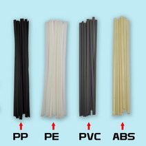 플라스틱 용접봉용 용접봉 ABS PP PVC PE 용접 스틱 200mm 300mm 길이 5x2mm 40 개, [01] 200mm, [01] PP