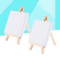 탁상이젤 테이블이젤 책상이젤이젤 캔버스 페인팅 탁상 스탠드 미니 나무 테이블 삼각대 디스플레이 세트