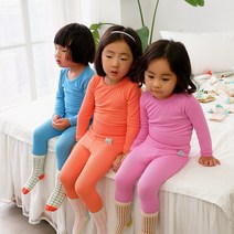 푸딩 골지 9부 봄 가을 레이온 스판 배앓이방지 실내복 신생아 아동 유아 출산선물
