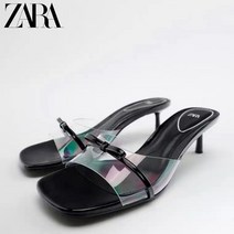 자라 ZARA 여자화 하이힐 샌들 투명화 5cm