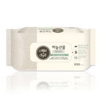 하늘선물 물티슈 리필 100매 24팩, 캡형50매X40팩