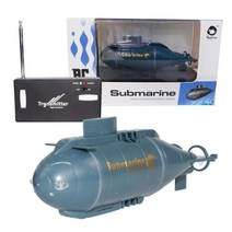 rc 잠수함 모델 수중 드론 6 채널 원격 제어 보트 라디오 제어 rc 선박 전기 장난감 선물 136, 파란색 2