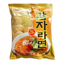 새롬식품 두레생협 감자라면(버섯맛)4개, 1, 1