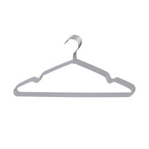 할메이드 철제 튼튼한 논슬립옷걸이 성인용, 그레이, 1개